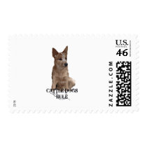 Cattle Dogs Rule Stamp