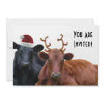 Cattle Farm Staff Christmas Party Invitations