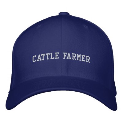 Cattle Farmer Embroidered Baseball Cap Cattle Farmer Embroidered Baseball Cap