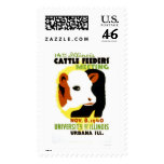 Cattle Feeders Illinois 1940 WPA Postage Stamp