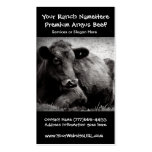 Cattle Ranch or Farm Beef Business business cards