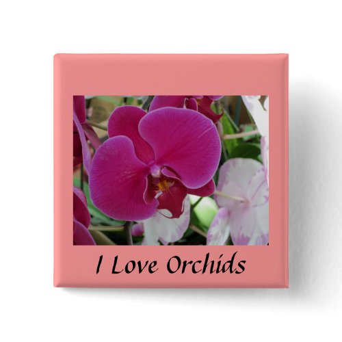 Cattleya Orchid button