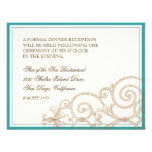 Cattleya Orchid taupe brown - Reception Invite