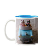 Caturday Night Date Coffee Mugs