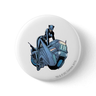 Catwoman and bike buttons