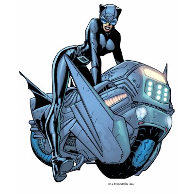 Catwoman and bike t-shirts