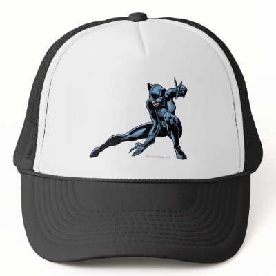 Catwoman crouches hats