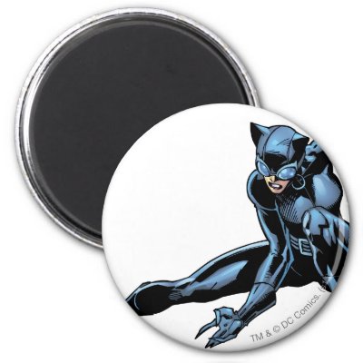 Catwoman crouches magnets