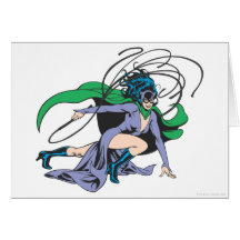 Catwoman Lunges Greeting Card