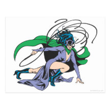Catwoman Lunges Post Card