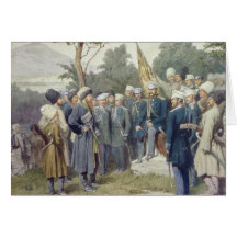 Caucasian Leader Shamil Greeting Card