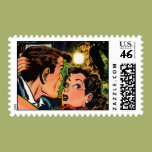 Caught in an Embrace Postage Stamps
