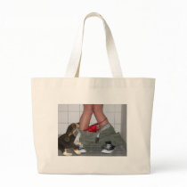 Caught with My Pants Down Again, Cute Puppy Dog Bags