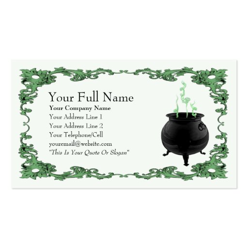 Cauldron - Business Card