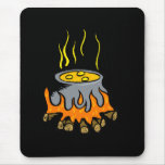 Cauldron on fire mousepads