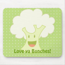 Cauliflower Bunch mousepads by Customizables Cauliflower Bunch mousepads