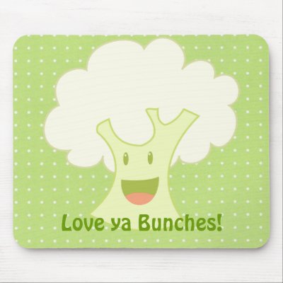 Cauliflower Bunch Mouse Mat by Customizables