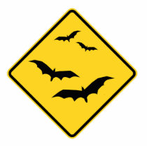 Caution Bats Photosculpture Cutout Photo Cut Outs
