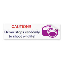 Caution! Bumper Stickers