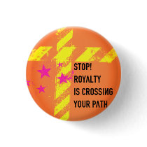 Caution Pinback Buttons