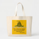 CAUTION "Don't Tread On Me" FLAG Bags