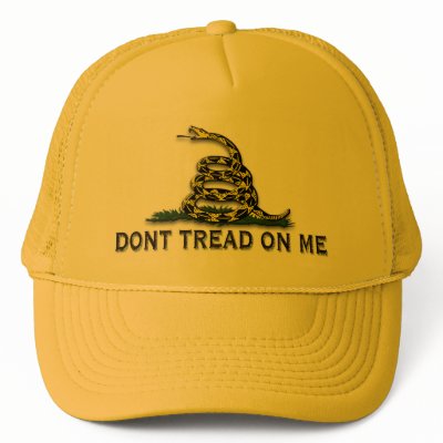 CAUTION "Don't Tread On Me" FLAG Mesh Hat