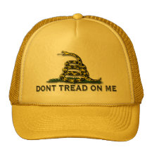 CAUTION "Don't Tread On Me" FLAG Mesh Hat