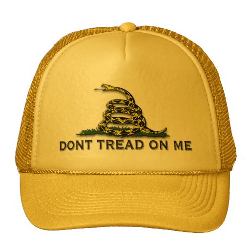 CAUTION "Don't Tread On Me" FLAG Mesh Hat
