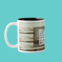 Caution Hazardous Surf coffee cup mugs