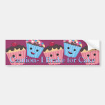 Caution I brake for Cake Bumper Sticker