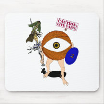 Caution: Live Yarn! Hunter Mouse Pads