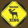Caution- Moose Crossing