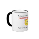 Caution mugs