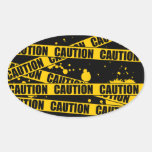 Caution! stickers