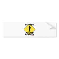 Caution_Police_Officer2.gif Bumper Stickers