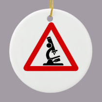 Caution:  SCIENCE! ornaments
