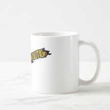Caution Sign -Band Ripped Jazz Hands Yellow/Black Mug