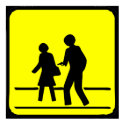 Caution sign man with gun posters by Photoartproducts Caution sign man with gun posters