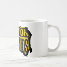 Caution Sign- Ripped Jazz Hands Yellow/Black Mug
