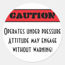 Caution Sticker