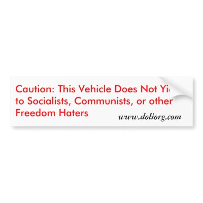 Caution: This Vehicle Bumper Bumper Stickers by ccarpenter13