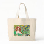 Cavalier 2 (Bl) - Irises Canvas Bag