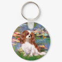 Cavalier 2 (bl) - Lilies 2 keychains