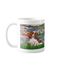 Cavalier 2 (bl) - Lilies 2 Coffee Mug