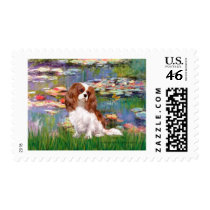Cavalier 2 (bl) - Lilies 2 Stamp