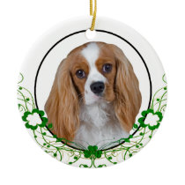 Cavalier KCS St Patrick's Day Ornament ornaments