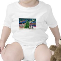 Cavalier King Charles Border Collies (two) t-shirts by dogartchristmasgifts Cavalier King Charles Border Collies (two) t-shirts