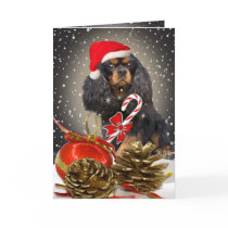 Cavalier King Charles Christmas card