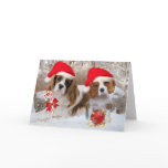 Cavalier King Charles Christmas Day Greeting Card