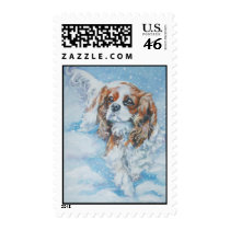 cavalier king charles postage stamp by leecod cavalier king charles postage stamp